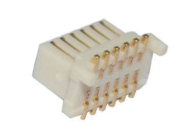 12 Pin Board-Board Konektörü SMT Pin Başlığı Altın Kaplama Kontak Malzemeleri