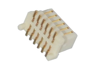 12 Pin Board-Board Konektörü SMT Pin Başlığı Altın Kaplama Kontak Malzemeleri