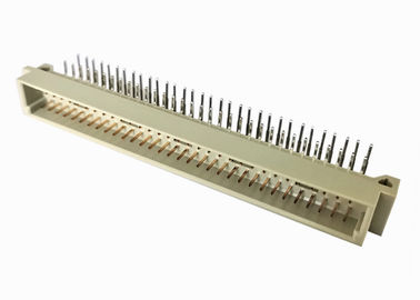 Pirinç DIN 41612 Bağlayıcı Pcb Dik Açı Bağlantısı 2.54 Mm Pitch Header