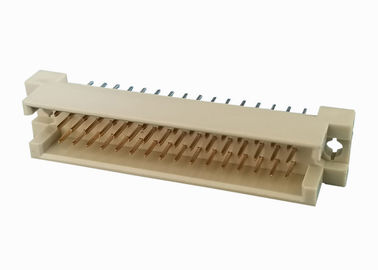 Üç Sıra Erkek DIN 41612 Konnektör Dik Açı Tipi 3x16 Pin Header Yanmaz