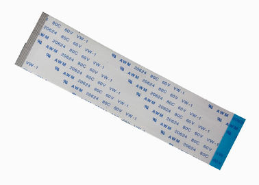 Elektronik İçin 50 Pime Dayanım Gerilimi 500V Bölme Korumalı FFC Kablosu