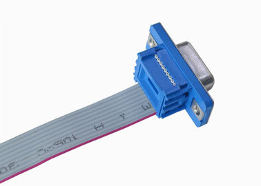 Mavi 2.77mm 9 Pin D Tipi Dişi Konnektör Lehim DP Soket Düz Tip