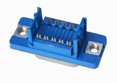 Mavi 2.77mm 9 Pin D Tipi Dişi Konnektör Lehim DP Soket Düz Tip