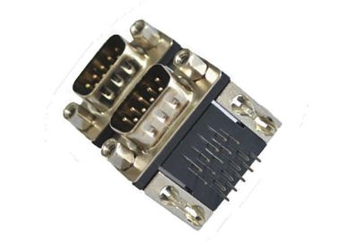 İki Satır D SUB Bağlayıcı 9 Pin D Tipi Erkek Bilgisayar Oyunu Joystick Için