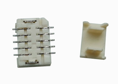 Bej SMT Tel Kurulu Güç Konektörü 10 Pinli Başlık 1.0mm Pitch DIP Tipi