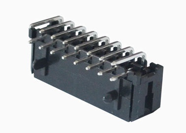 PBT / PA6T Tel Gofret Konektörü Dik Açı 500V Dayanım Gerilimi