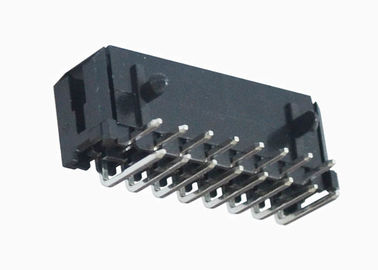 PBT / PA6T Tel Gofret Konektörü Dik Açı 500V Dayanım Gerilimi