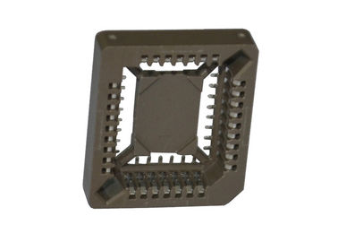 32 Pin PLCC IC Soket Konnektör 1.27mm Pitch SMT Tipi Altın / Kalay Kaplama