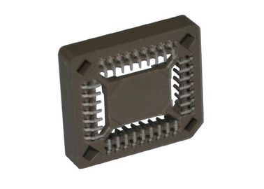 32 Pin PLCC IC Soket Konnektör 1.27mm Pitch SMT Tipi Altın / Kalay Kaplama