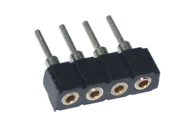 1x4 Pin Yuvarlak Kadın Pin Header Plastik Tahta Kurulu Pin Header 1.27mm