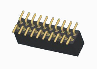 Yüksek Sıcaklık Yuvarlak Dişi Pin Header Konnektör 1.27mm Pitch Çift Sıra