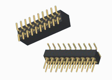 Yüksek Sıcaklık Yuvarlak Dişi Pin Header Konnektör 1.27mm Pitch Çift Sıra