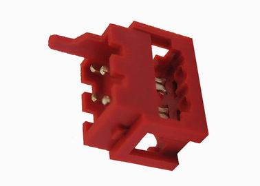 Yüksek Güvenilirlik Oluklu IDC Konnektörü 1.27mm Erkek Pin Başlığı UL 94V 0 İzolatör