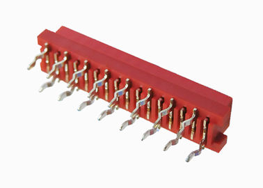 PBT Kırmızı Yalıtım Yer Değiştirme Konnektörü 16 Pin Dişi Başlık 2.54mm Pitch