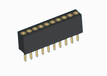 PCB Tek Sıra Kadın Başlığı 1.27mm Pitch Düz 2 AMP Akım Derecesi