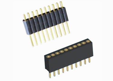 PCB Tek Sıra Kadın Başlığı 1.27mm Pitch Düz 2 AMP Akım Derecesi