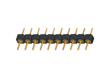 2.54mm Delikli Pin Başlığı Tek Sıralı 180 Derece DIP Tip 10 Pinli Konnektör