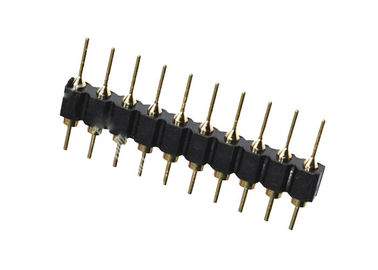 2.54mm Delikli Pin Başlığı Tek Sıralı 180 Derece DIP Tip 10 Pinli Konnektör