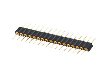2.54mm Delikli Pin Başlığı Tek Sıralı 180 Derece DIP Tip 10 Pinli Konnektör
