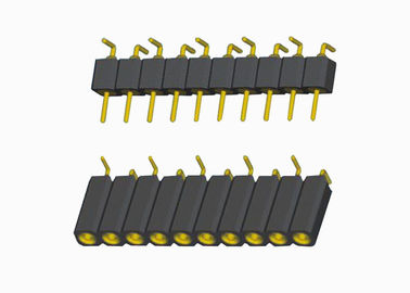 2.54mm Yuvarlak Kadın Pin Header Tek Sıra Erkek Ve Kadın Başlıkları SMT Tipi