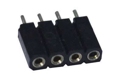 Tek Sıra Düz PCB Dişi Başlık Konnektör Dayanım Gerilimi 500 V