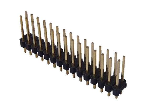 30 Pin Çift Sıralı DIP Düz Erkek Başlık Konektörü 0.8mm Pitch