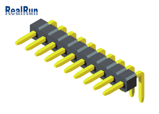 PA6T 1.0mm Pitch 10P Dik Açı Başlık Konektörü