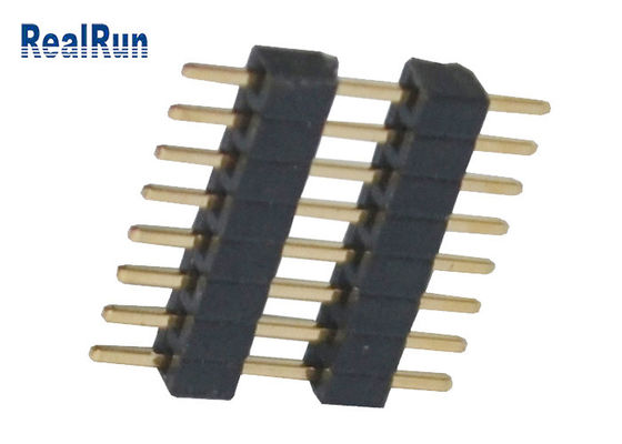 İstiflenebilir 1 * 8 Pin PA6T 1.0mm Delikli Başlık Konnektörü