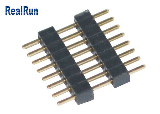 İstiflenebilir 1 * 8 Pin PA6T 1.0mm Delikli Başlık Konnektörü