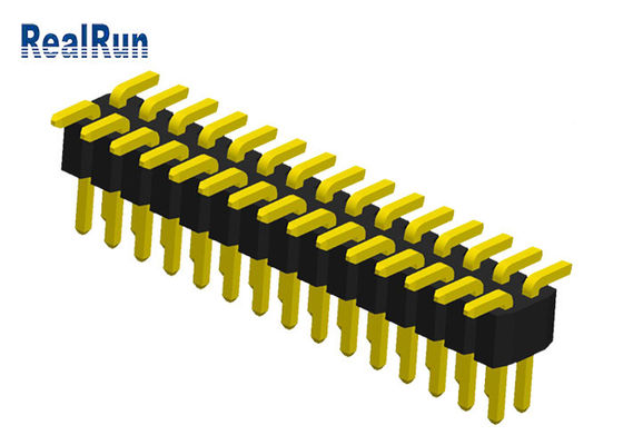 PA6T 1.0mm Çift Sıralı 2x10P SMD Pin Başlık Konektörü