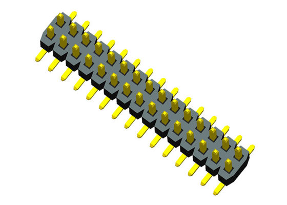 1.0mm Pitch Çift Sıralı SMT Pin Başlığı 0.75A, Konum Yazısı ile