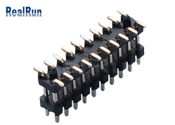 SMD 100P 20 Kutuplu 1.0 * 1.5mm Çift Sıralı Başlık Konektörü 0.75A