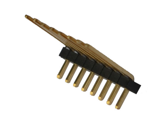 8P 90 Derece 1.0mm Yükseklik Erkek Başlık Konektörü 500VAC