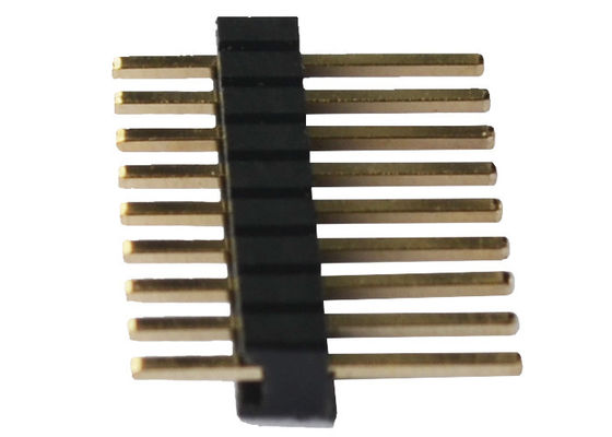 DIP Düz 20m ohm 1.27mm Pitch Erkek Başlık Konektörü 10 Pin