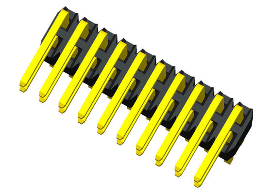 Dik Açı 1.27mm UL94V-0 Delikten PCB Konnektörü PA6T