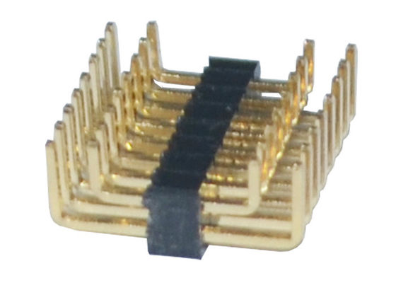 U Tipi PA6T 80P Çift Sıralı Pin Başlığı 1.27mm Adım