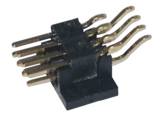 1.27mm Dik Açı SMT PA6T Altın Kaplama Pin Başlığı 500VAC