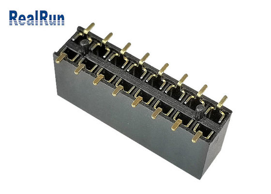 PA9T Dual Row 2.54mm Pitch 8.5mm Yükseklik SMT Dişi Başlık