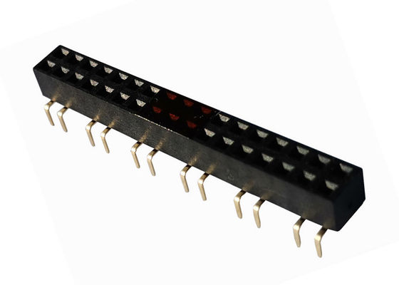 2.54mm Dişi 2 × 12P Çift Sıralı Dişi Başlık 3A