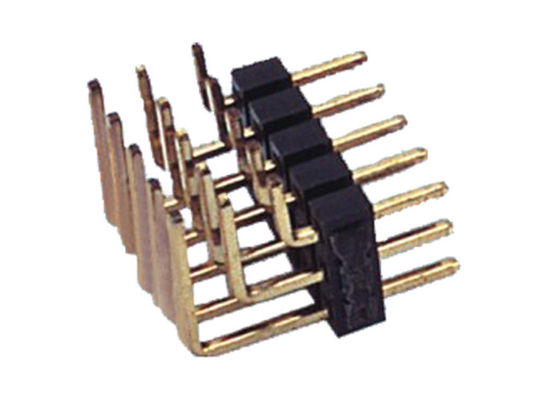 PBT 15pin Dik Açı Pcb Konektörü Üç Sıralı Erkek Pin Başlığı