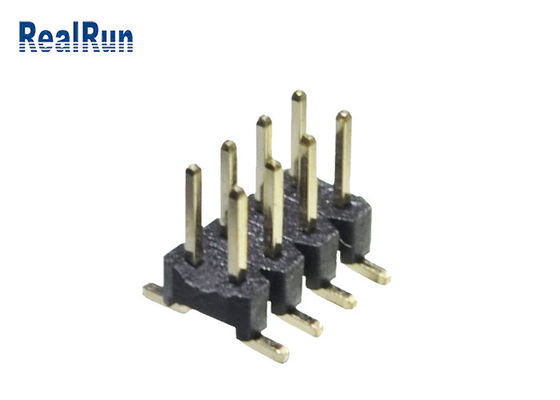 Siyah 2.0mm Pitch PA6T 12 Pin Pcb Konektörü Çift Sıralı