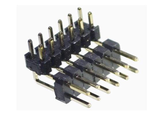 Plastik PBT PA6T Dik Açılı Pim Başlığı 2.0mm Pitch 2A