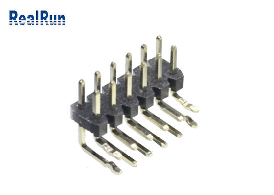 2 * 6 Pin Çift Sıralı PBT Tek Plastik Pin Başlığı SGS