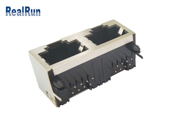 RJ45 Sağ 8P8C PCB Montaj Modüler Kriko Metal Korumalı Modüler Kriko
