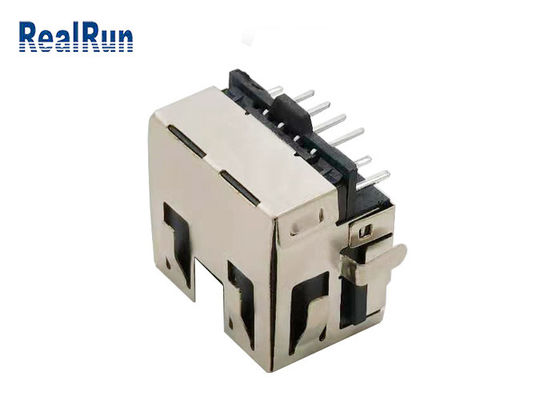LCP UL94V-0 Fosforlu Bronz RJ45 Konektör Jakı 500VAC, Kalkanlı