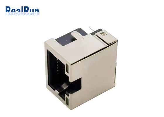 LED Işık 1.5A ile PCB 8pin RJ45 Modüler Jak Bağlantısı Dik Açı