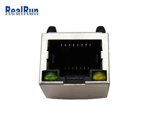 PA46 8P8C Modüler RJ45 Dişi Konnektör PBT, Metal Kalkanlı