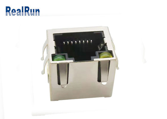 PA6T PBT RJ45 Dişi Konnektör Soket Elastik Kabuk Kalkanı
