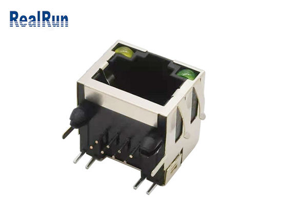 PA6T PBT RJ45 Dişi Konnektör Soket Elastik Kabuk Kalkanı