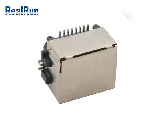 Metal Kabuk 1000VAC SMT 8pin Rj45 Konektör Soketi LCP UL94V-0